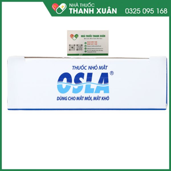 Thuốc nhỏ mắt Osla - Trị mỏi mắt, ngứa mắt, khô rát mắt, cay mắt